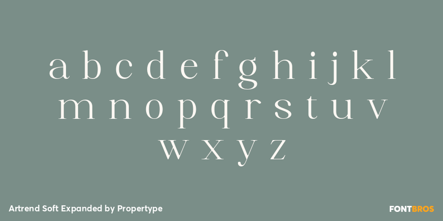 Artrend Soft Expanded Font Poster #3