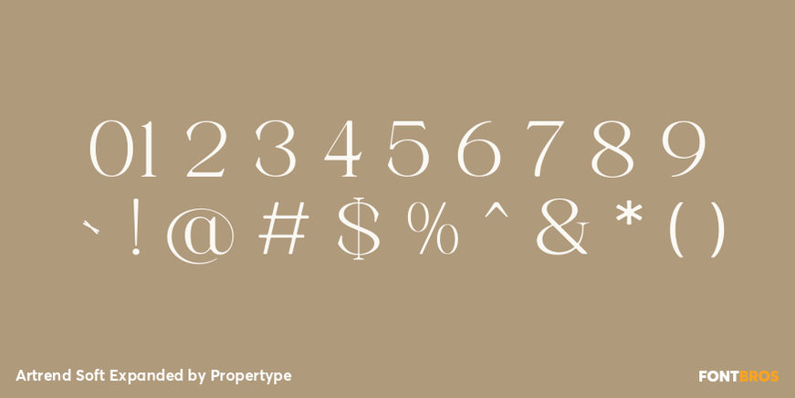 Artrend Soft Expanded Font Poster #4