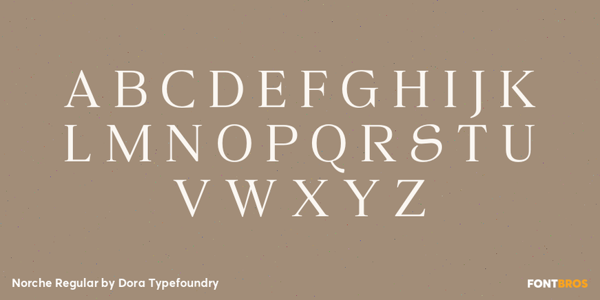 Norche Regular Font Poster #2