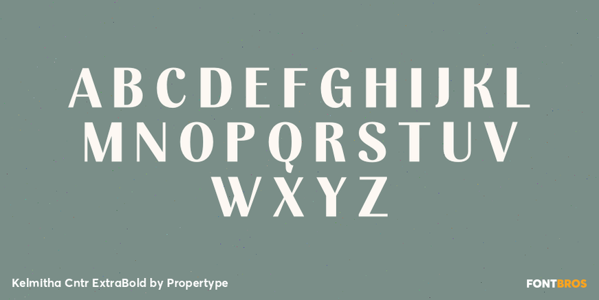 Kelmitha Contrast Extra Bold Font Poster #2