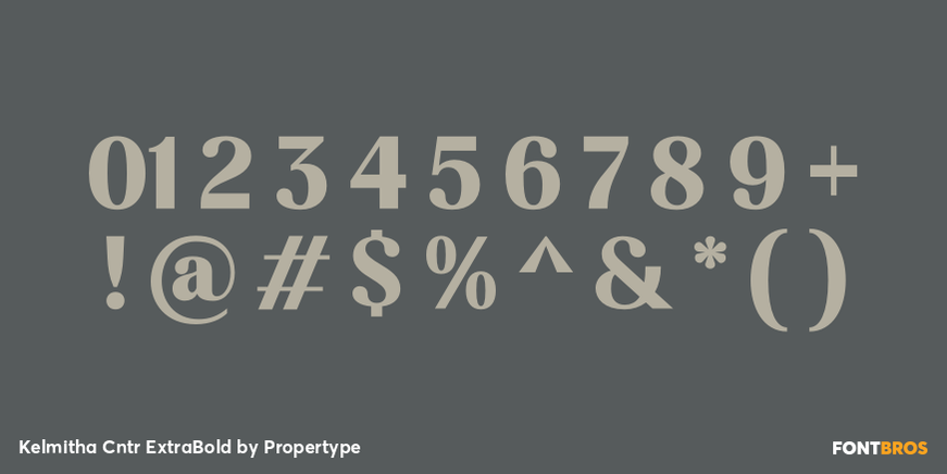 Kelmitha Contrast Extra Bold Font Poster #4