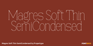 Magres Soft Thin SemiCondensed Thumbnail #1