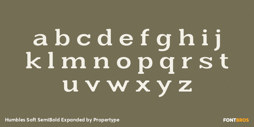 Humbles Soft SemiBold Expanded Font Poster #3