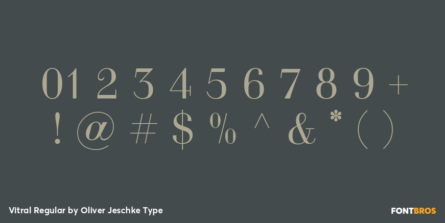 Vitral Regular Font Poster #4