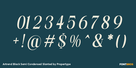 Artrend Black Semi Condensed Slanted Thumbnail #4