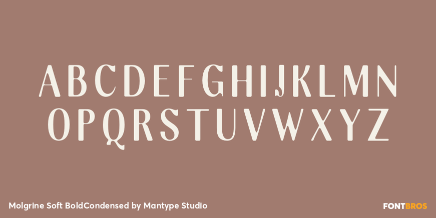 Molgrine Soft BoldCondensed Font Poster #2