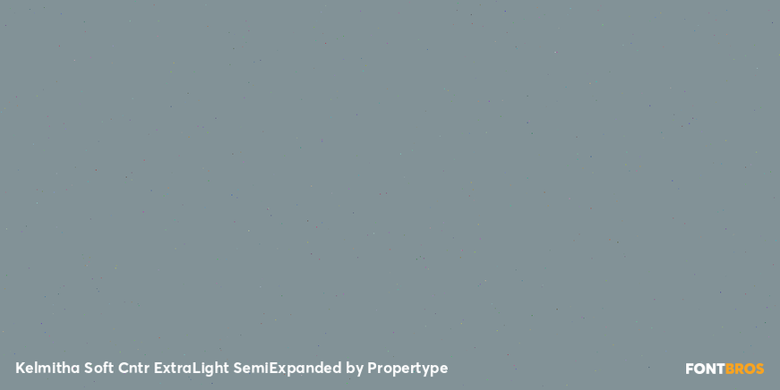 Kelmitha Soft Contrast Extra Light Semi Expanded Font Poster #2
