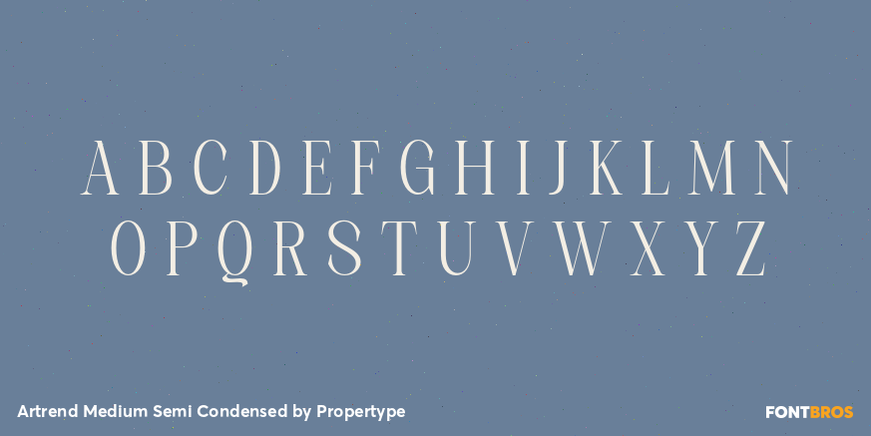 Artrend Medium Semi Condensed Font Poster #2