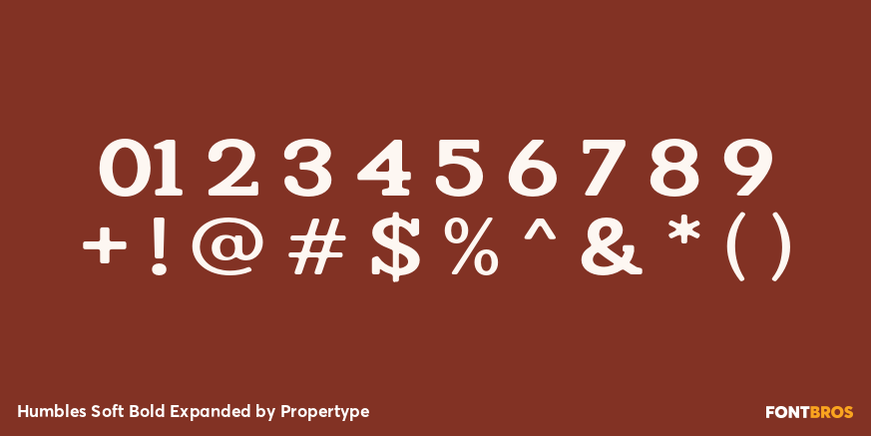 Humbles Soft Bold Expanded Font Poster #4
