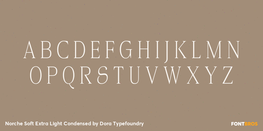 Norche Soft Extra Light Condensed Font Poster #2