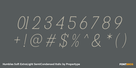 Humbles Soft ExtraLight SemiCondensed Italic Thumbnail #4