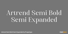 Artrend Semi Bold Semi Expanded Thumbnail #1