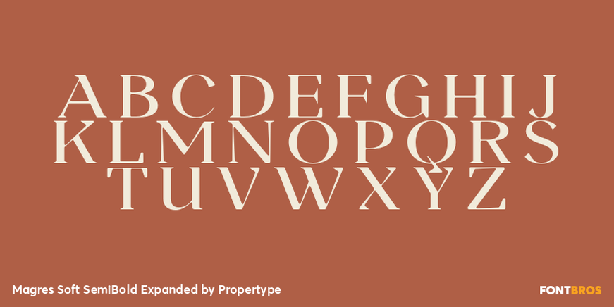 Magres Soft SemiBold Expanded Font Poster #2