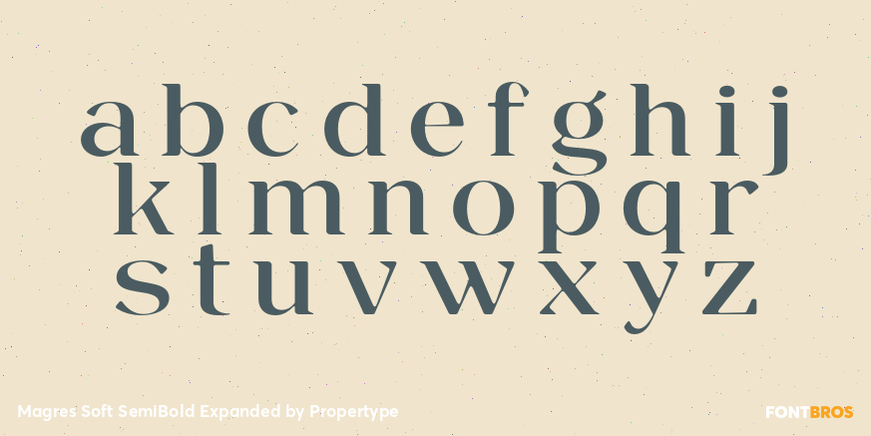Magres Soft SemiBold Expanded Font Poster #3
