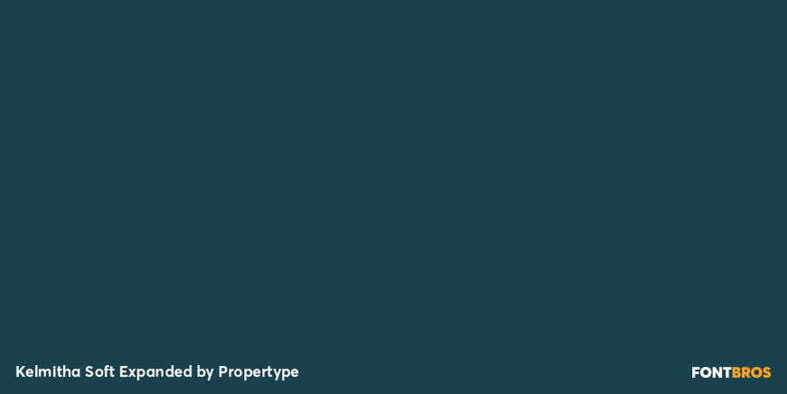 Kelmitha Soft Expanded Font Poster #4