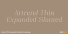 Artrend Thin Expanded Slanted Thumbnail #1