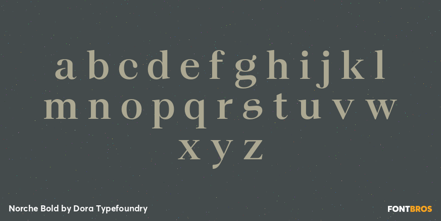 Norche Bold Font Poster #3