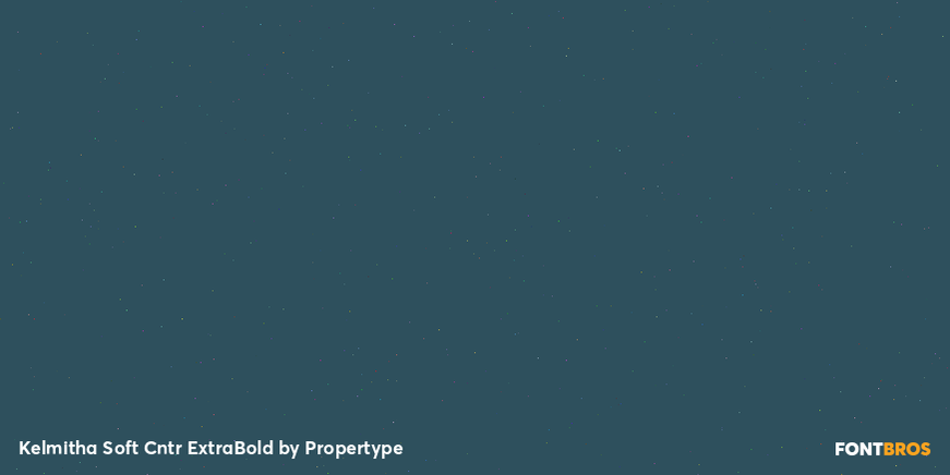 Kelmitha Soft Contrast Extra Bold Font Poster #2