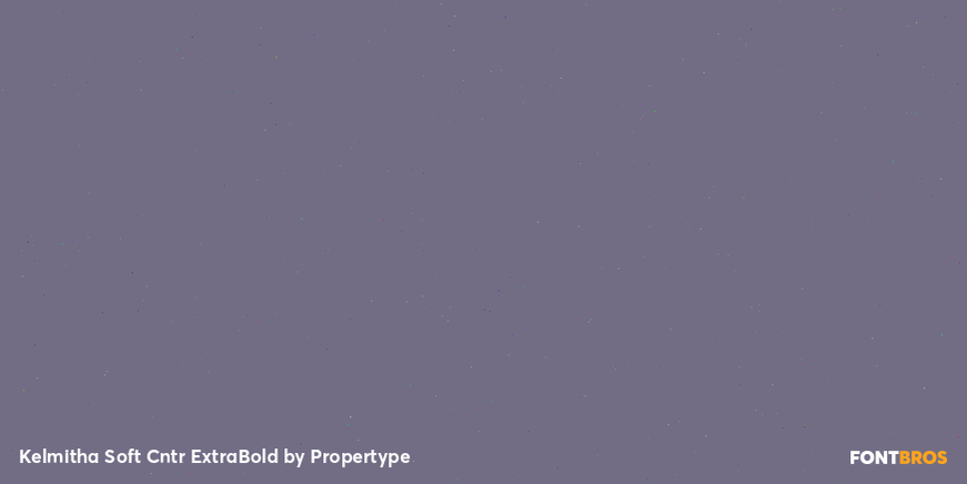 Kelmitha Soft Contrast Extra Bold Font Poster #3