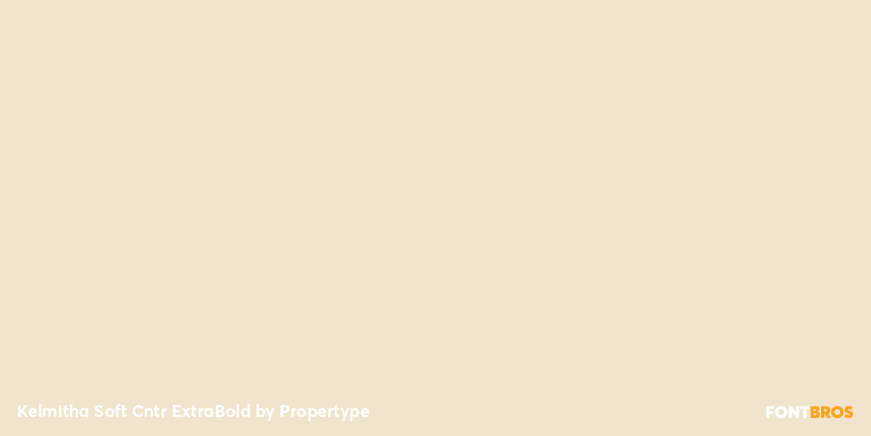 Kelmitha Soft Contrast Extra Bold Font Poster #4