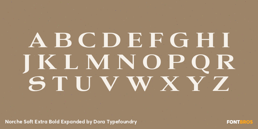 Norche Soft Extra Bold Expanded Font Poster #2