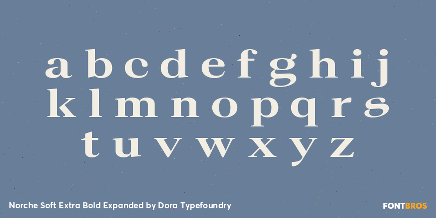 Norche Soft Extra Bold Expanded Font Poster #3