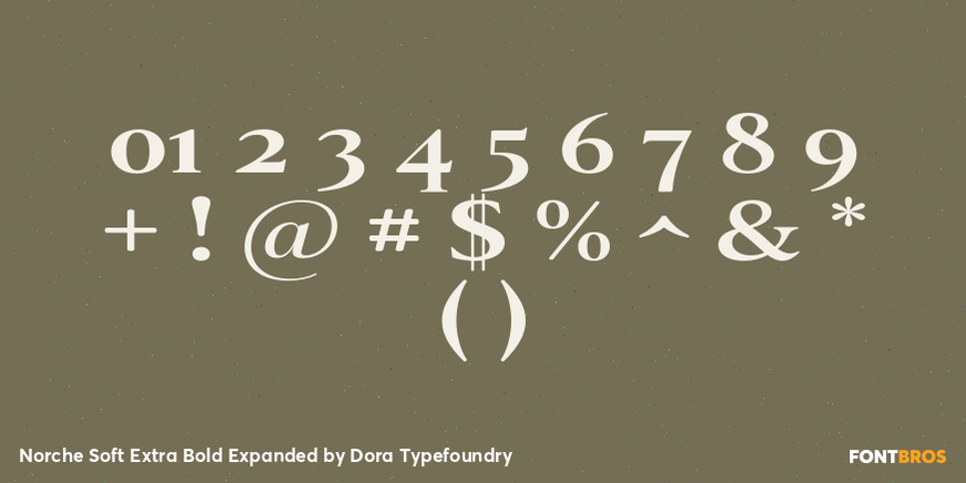 Norche Soft Extra Bold Expanded Font Poster #4