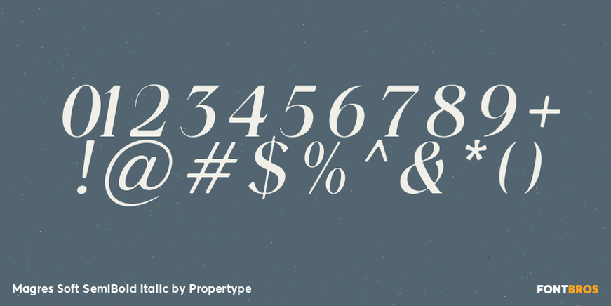 Magres Soft SemiBold Italic Font Poster #4