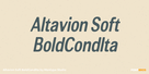 Altavion Soft BoldCondIta Thumbnail #1