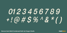 Denova Semi Bold Condensed Italic Thumbnail #4
