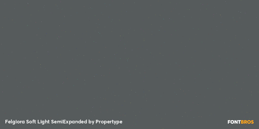 Felgiora Soft Light Semi Expanded Font Poster #3