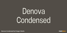 Denova Condensed Thumbnail #1