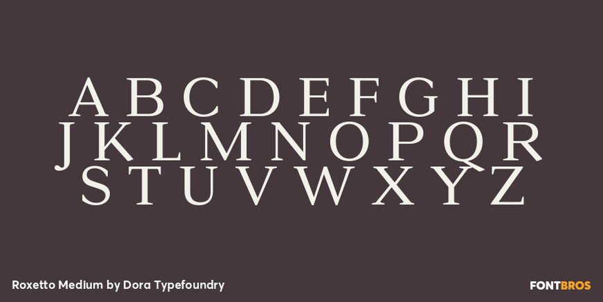 Roxetto Medium Font Poster #2