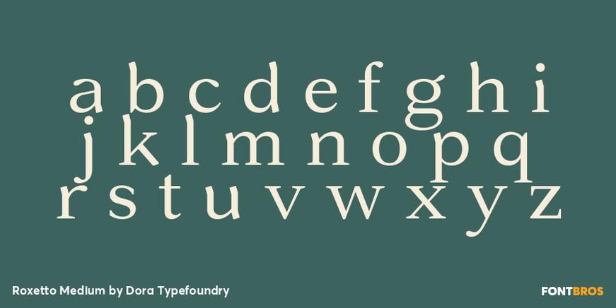 Roxetto Medium Font Poster #3