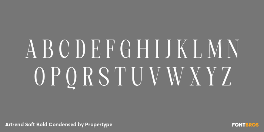 Artrend Soft Bold Condensed Font Poster #2