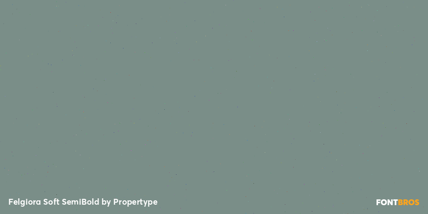 Felgiora Soft Semi Bold Font Poster #4