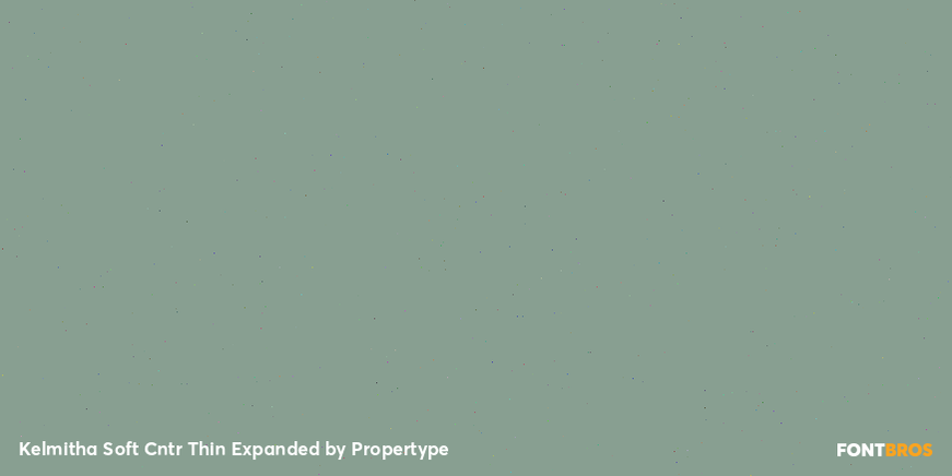 Kelmitha Soft Contrast Thin Expanded Font Poster #2