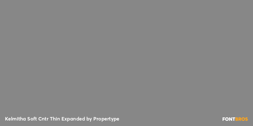 Kelmitha Soft Contrast Thin Expanded Font Poster #3