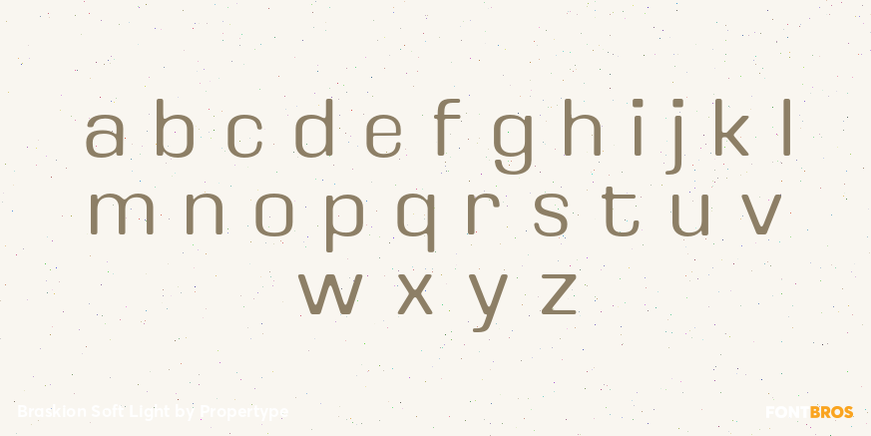 Braskion Soft Light Font Poster #3