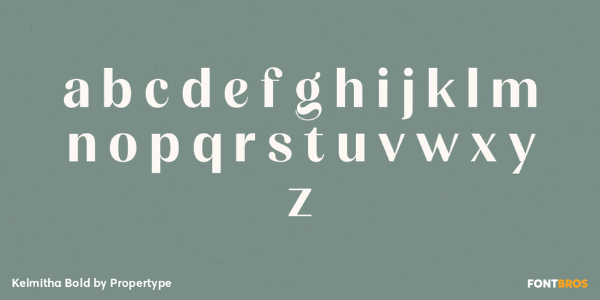 Kelmitha Bold Font Poster #3