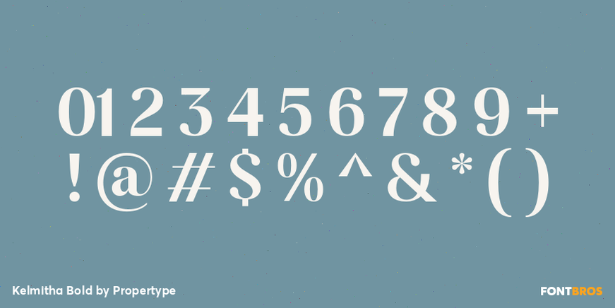 Kelmitha Bold Font Poster #4