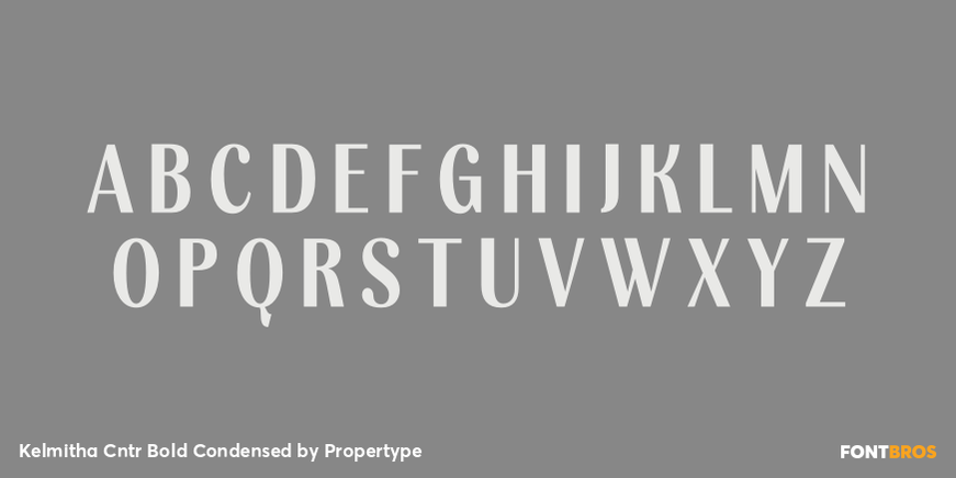 Kelmitha Contrast Bold Condensed Font Poster #2