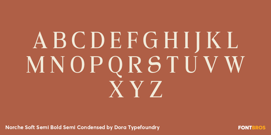 Norche Soft Semi Bold Semi Condensed Font Poster #2