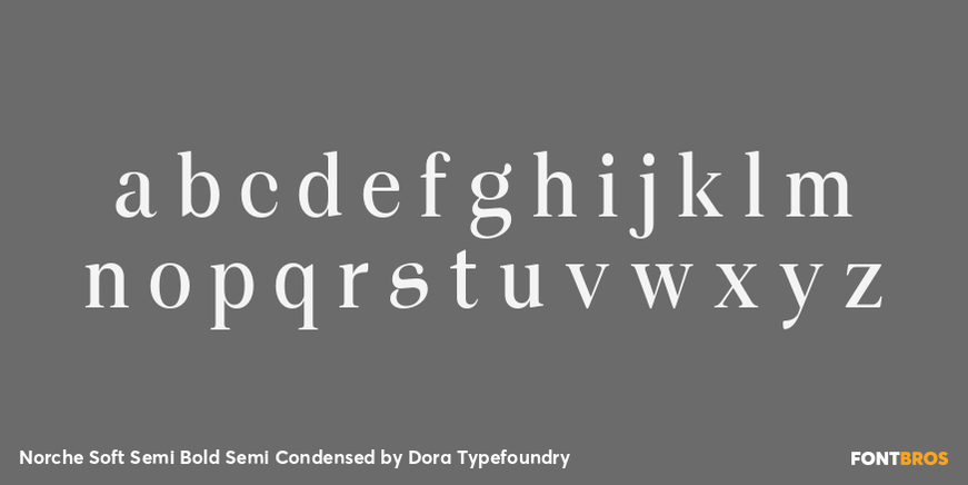 Norche Soft Semi Bold Semi Condensed Font Poster #3