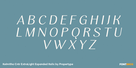 Kelmitha Contrast Extra Light Expanded Italic Thumbnail #2