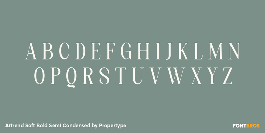 Artrend Soft Bold Semi Condensed Font Poster #2