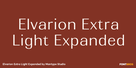 Elvarion Extra Light Expanded Thumbnail #1