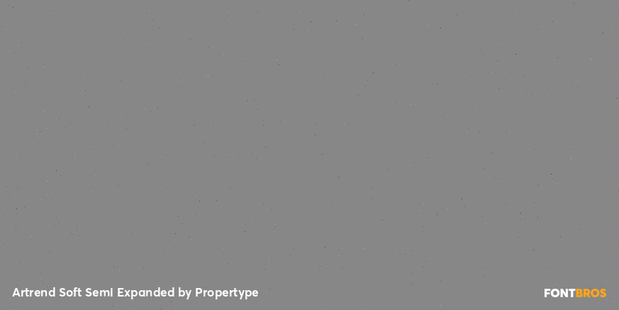 Artrend Soft Semi Expanded Font Poster #3