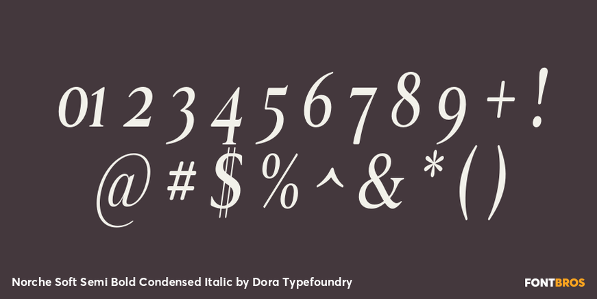 Norche Soft Semi Bold Condensed Italic Font Poster #4