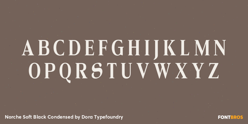 Norche Soft Black Condensed Font Poster #2